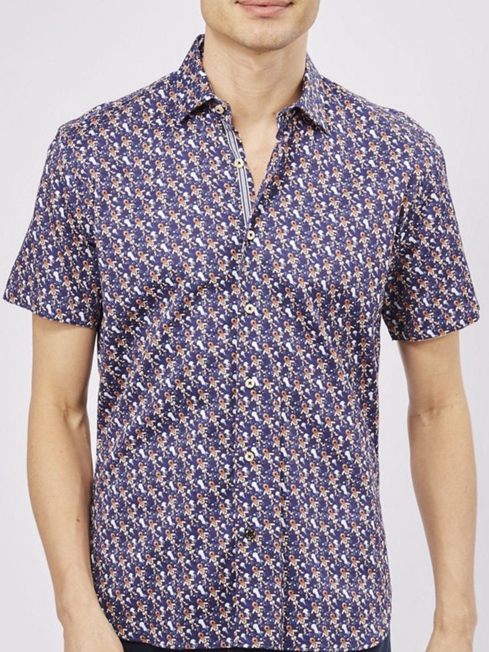 Visconti Black Shirt Mens XL  Short Sleeve Deep Sea Driver Novelty Fun Blue